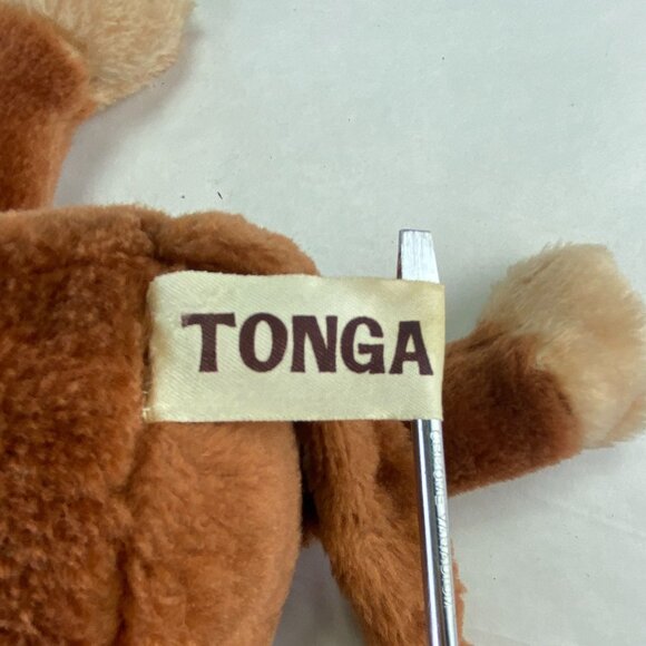 Vintage Russ Berrie 1977 Tonga Monkey Chimp Plush - Picture 7 of 9